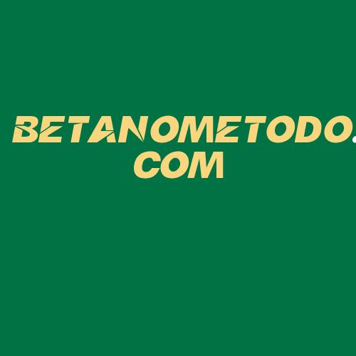 Logo da BETANOMETODO